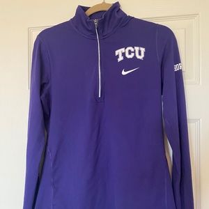 Nike- TCU Horned Frogs -Zipneck Pullover